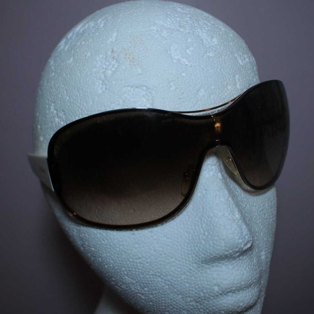 Prada Oversized Wrap Rectangle Sunglasses - image 2